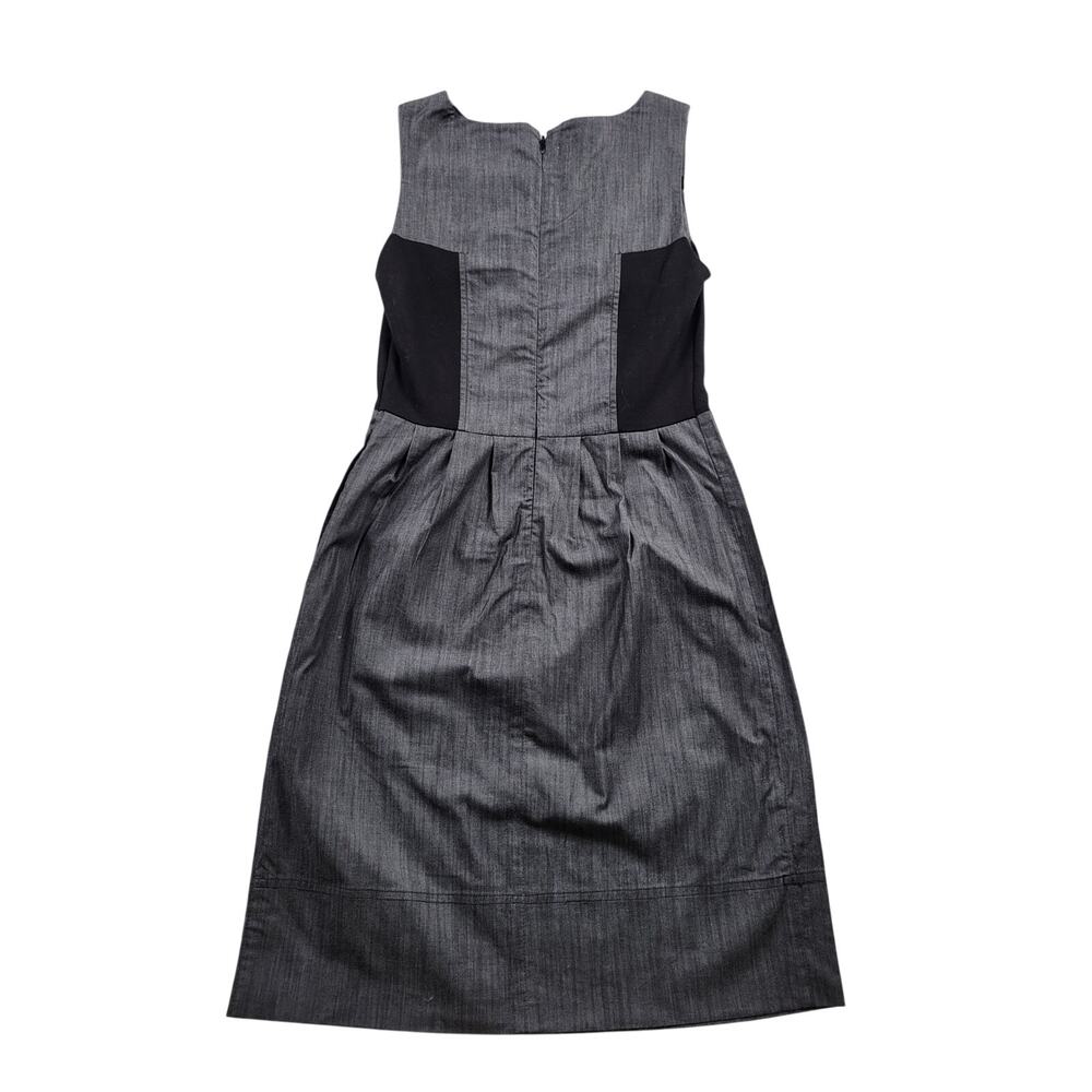 Calvin Klein Grey Sleeveless Fit & Flare Career Dress - Size 2P